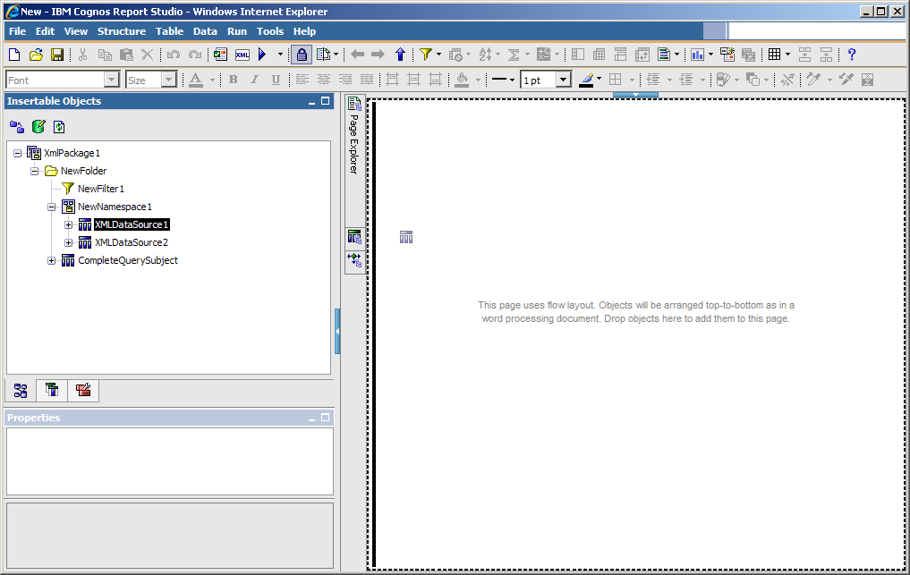 cognos report