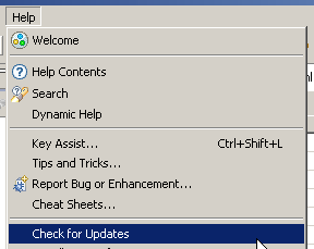 check for update